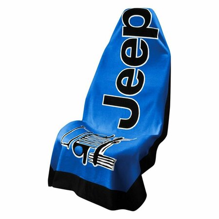 SEAT ARMOUR Towel2GO Blue Seat Cocer for Jeep SE43481